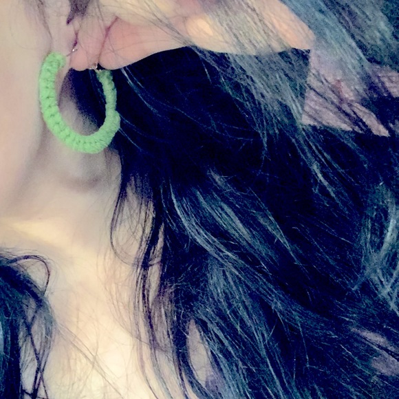 🆕»-»FaNcY MoDeRn DaY HoOpS w/a tWiSt«WoVeN KnOttEd»ClAsSiC bOhO sTyLe« Handmade - Picture 5 of 15